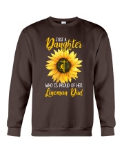 Lineman Dad - Just a Daughter Crewneck Sweatshirt thumbnail