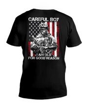 Veteran - I am Old V-Neck T-Shirt thumbnail