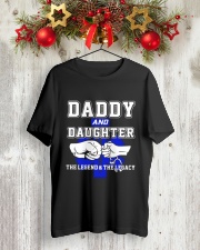EMT - Daddy and Daughter - The Legend and Legacy Classic T-Shirt lifestyle-holiday-crewneck-front-2
