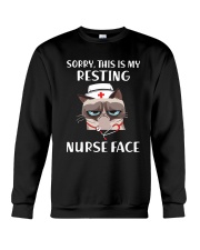 Resting Nurse Face Crewneck Sweatshirt thumbnail