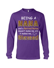 Nana and Retired Nurse Long Sleeve Tee tile