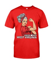 West Virginia Strong Teacher - RedforED Classic T-Shirt front
