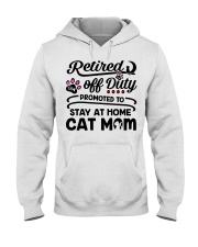 Retired - Stay at Home Cat Mom Hooded Sweatshirt thumbnail