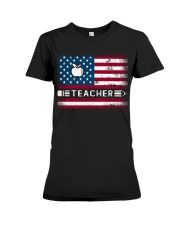 Teacher Flag Premium Fit Ladies Tee thumbnail