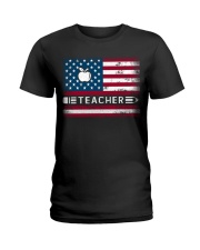 Teacher Flag Ladies T-Shirt thumbnail