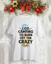 I Go Camping To Burn Off The Crazy Classic T-Shirt lifestyle-holiday-crewneck-front-2