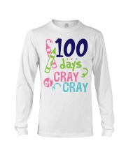 100 days of Cray Cray Long Sleeve Tee front