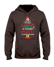 Math Teacher - The best way to spread Christmas Hooded Sweatshirt thumbnail