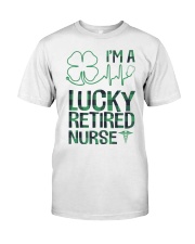 Lucky Retired Nurse Premium Fit Mens Tee tile