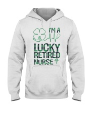 Lucky Retired Nurse Hooded Sweatshirt tile