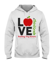 Third Grade Teacher - Teaching tiny humans Hooded Sweatshirt thumbnail