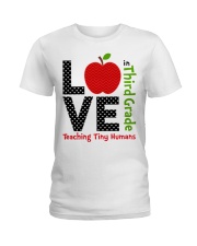 Third Grade Teacher - Teaching tiny humans Ladies T-Shirt thumbnail