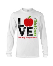 Third Grade Teacher - Teaching tiny humans Long Sleeve Tee thumbnail