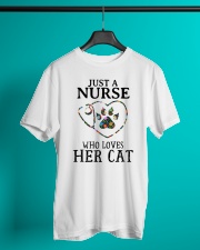 Nurse - Loves her cat Classic T-Shirt lifestyle-mens-crewneck-front-3