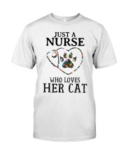Nurse - Loves her cat Premium Fit Mens Tee thumbnail
