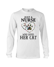 Nurse - Loves her cat Long Sleeve Tee thumbnail