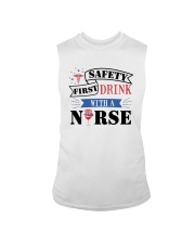 Safety First - Drink with a Nurse Sleeveless Tee thumbnail