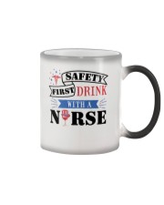 Safety First - Drink with a Nurse Color Changing Mug thumbnail