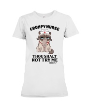 Grumpy Nurse Thou Shalt Premium Fit Ladies Tee thumbnail