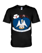Nurse - National Nurse Week for Louisiana V-Neck T-Shirt thumbnail