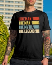 Lineman - The Legend Classic T-Shirt lifestyle-mens-crewneck-front-8