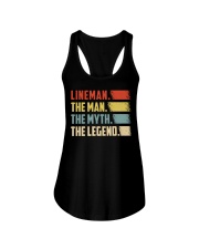 Lineman - The Legend Ladies Flowy Tank thumbnail