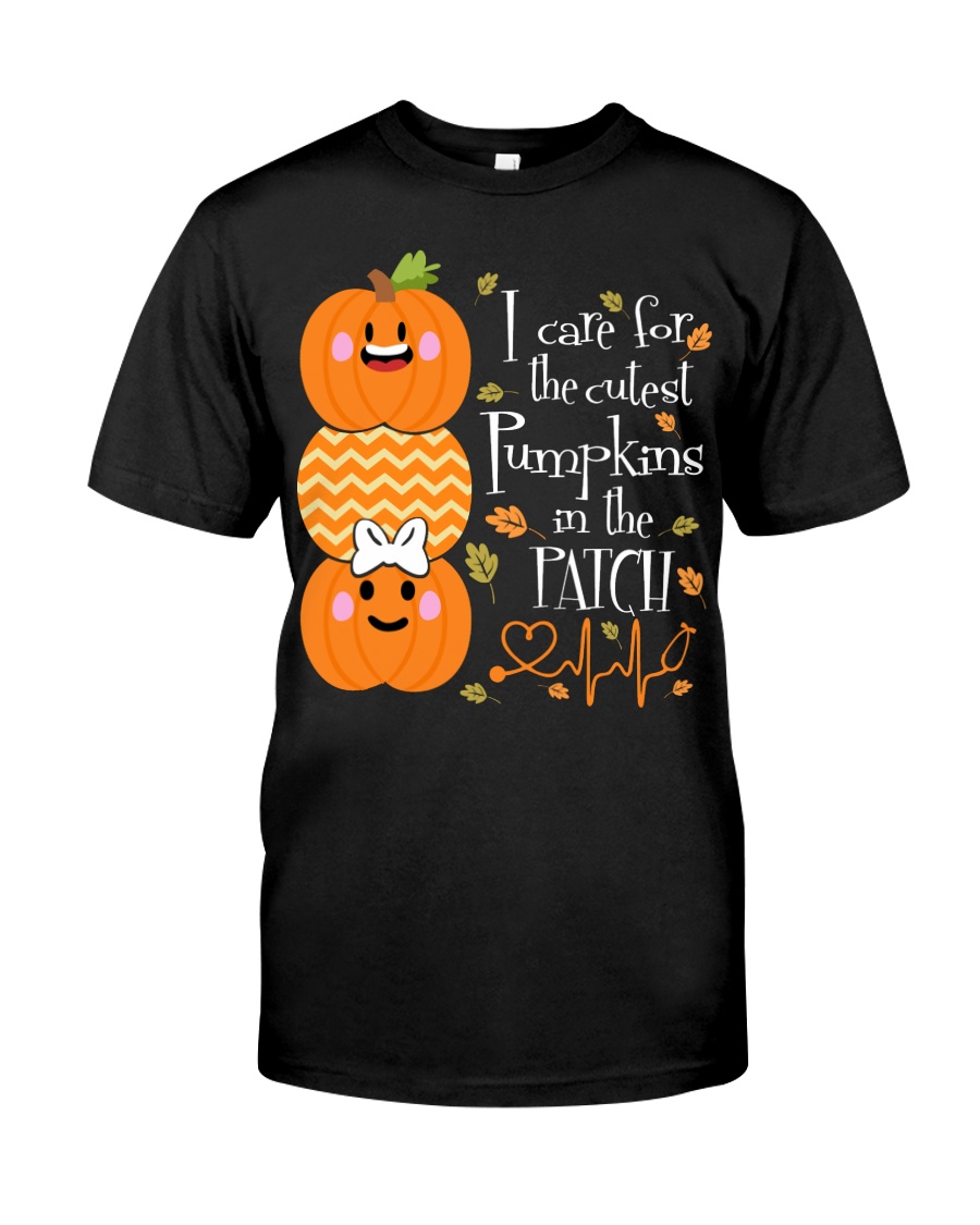 Nurse - Care For Pumpkins Halloween Classic T-Shirt