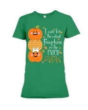 Nurse - Care For Pumpkins Halloween Premium Fit Ladies Tee tile