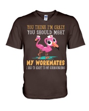 Nurse - Crazy Workmates V-Neck T-Shirt thumbnail