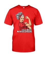 Wisconsin Strong Teacher - RedforED Classic T-Shirt front