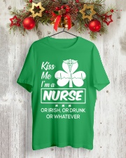 Kiss me - I'm a Nurse Classic T-Shirt lifestyle-holiday-crewneck-front-2