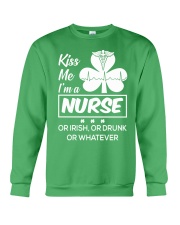 Kiss me - I'm a Nurse Crewneck Sweatshirt thumbnail