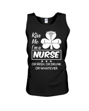 Kiss me - I'm a Nurse Unisex Tank thumbnail