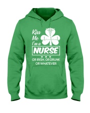 Kiss me - I'm a Nurse Hooded Sweatshirt thumbnail