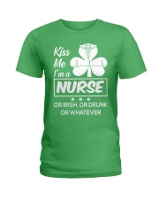 Kiss me - I'm a Nurse Ladies T-Shirt thumbnail