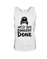 Music Teacher - Messy Bun - Concert Done Unisex Tank thumbnail