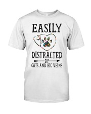 Nurse - Distracted by cats and big veins Classic T-Shirt thumbnail