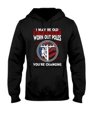 Lineman - Worn Out Poles - Living the High Life Hooded Sweatshirt thumbnail