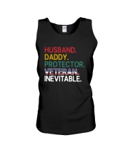 Husband - Daddy - Veteran - Inevitable Unisex Tank thumbnail