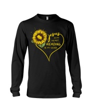 Librarian - Reading in my veins Long Sleeve Tee thumbnail