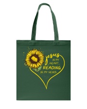 Librarian - Reading in my veins Tote Bag thumbnail