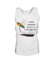 When In Doubt Go To Librarian Unisex Tank thumbnail