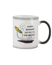 When In Doubt Go To Librarian Color Changing Mug thumbnail