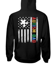 Autism Dad - Flag Hooded Sweatshirt tile