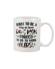 Nurse - Born to be a stay at home Dog Mom Mug thumbnail