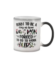 Nurse - Born to be a stay at home Dog Mom Color Changing Mug thumbnail