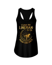 Lineman - I Love My Lineman Ladies Flowy Tank tile