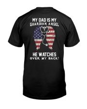 Nurse - My Dad is My Guardian Angel Classic T-Shirt back