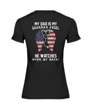 Nurse - My Dad is My Guardian Angel Premium Fit Ladies Tee tile