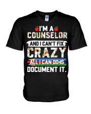 Counselor - Document It V-Neck T-Shirt thumbnail